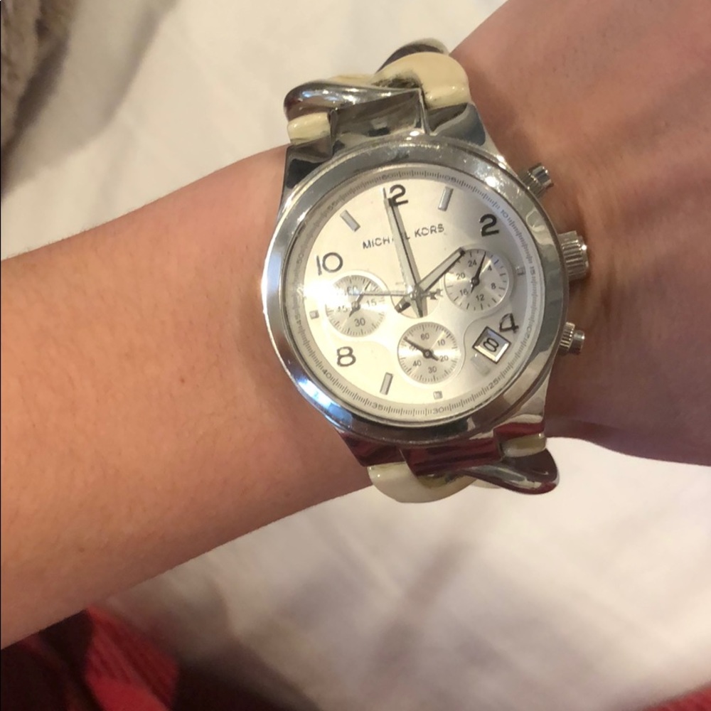 Michael Kors “Bone” and Solver Twist Watch
